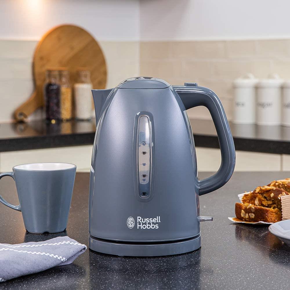 Russell Hobbs Textures 1.7L Grey Kettle