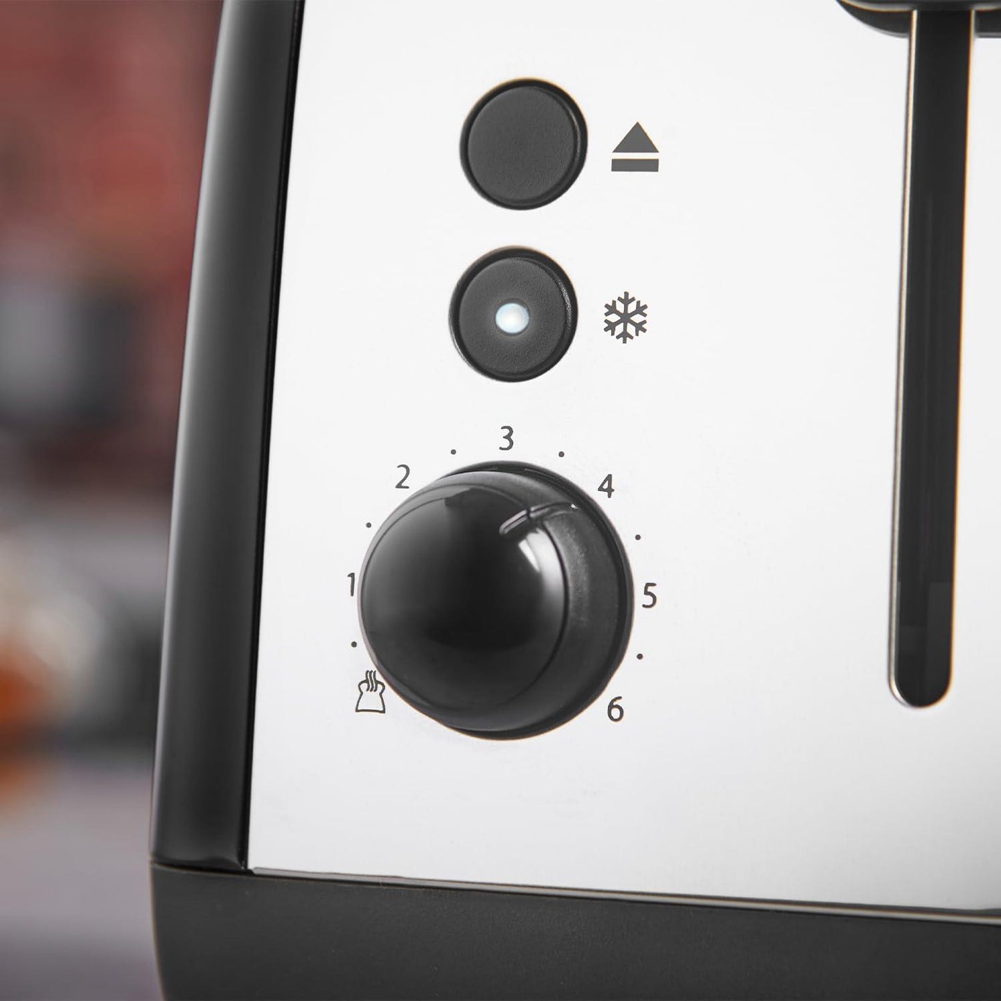 Russell Hobbs Stainless Steel Black 2 Slice Toaster