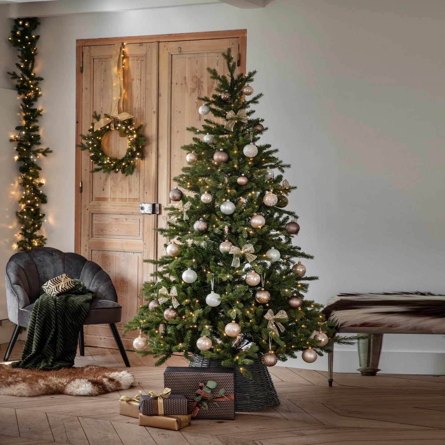 Kaemingk Everlands 8ft Allison Pine Christmas Tree