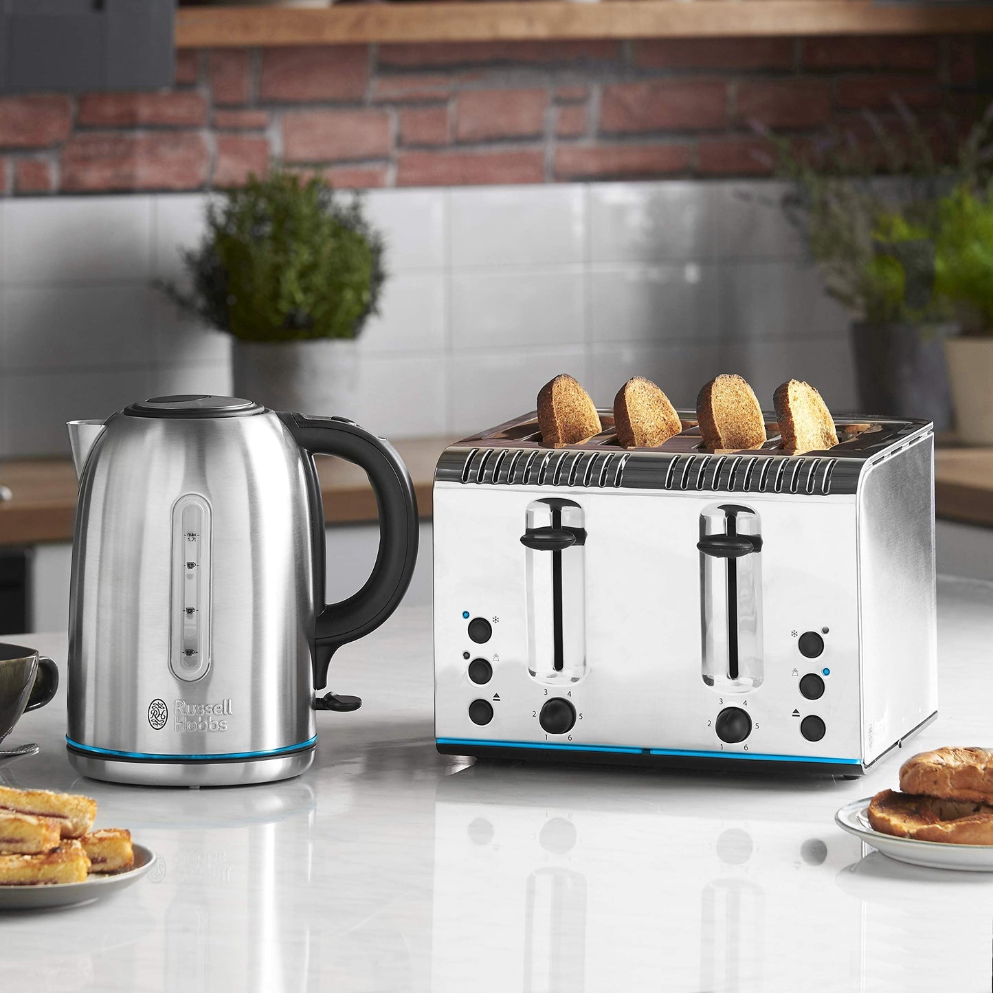 Russell Hobbs Quiet Boil Brushed Stainless Steel Kettle