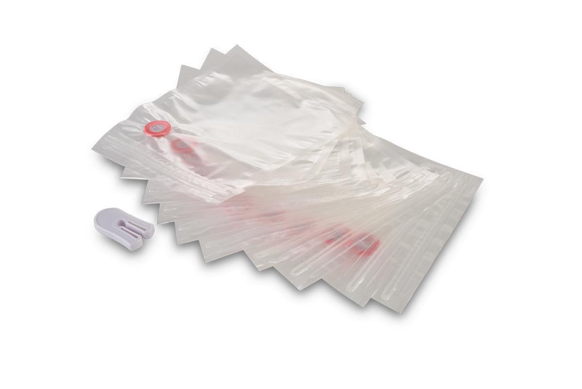 Solis 10 Pieces 20 x 23 cm Zip Vacuum Sealer Bags