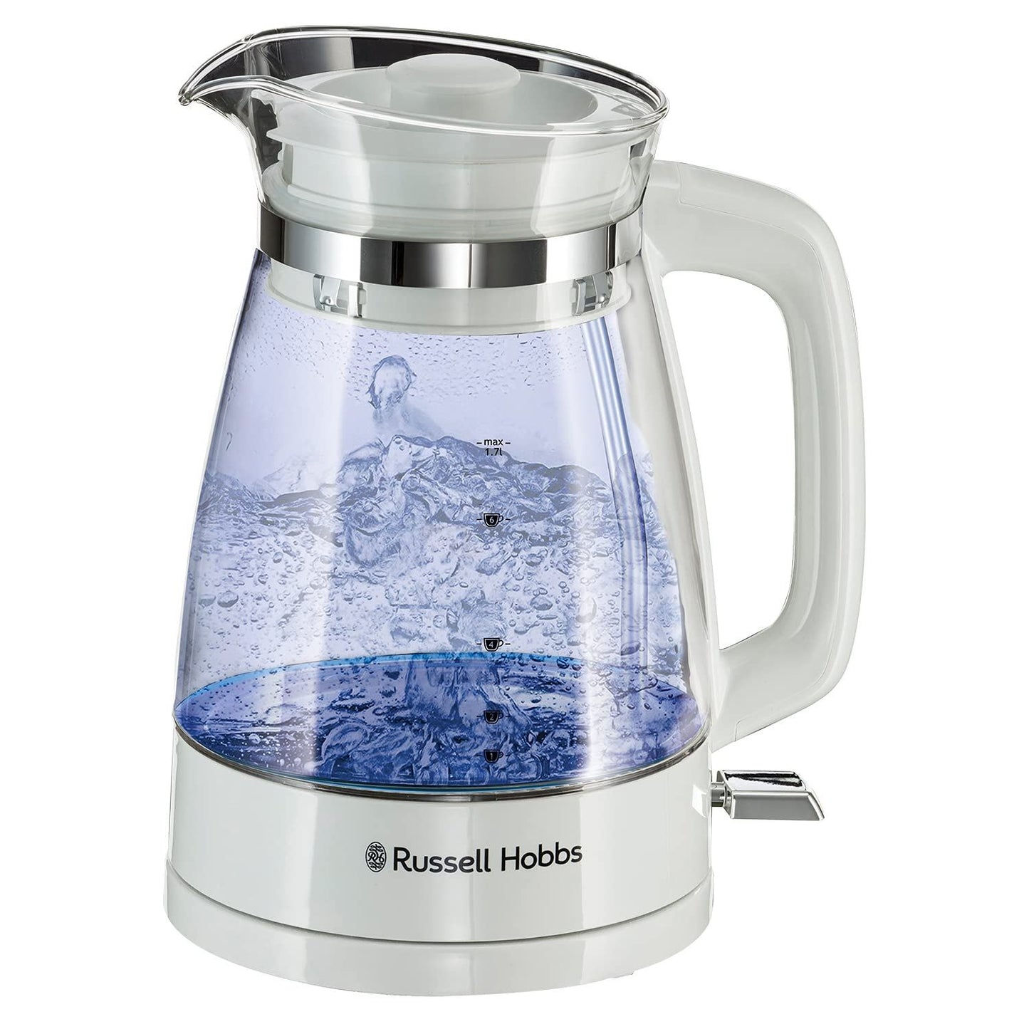 Russell Hobbs Classic White Glass Kettle