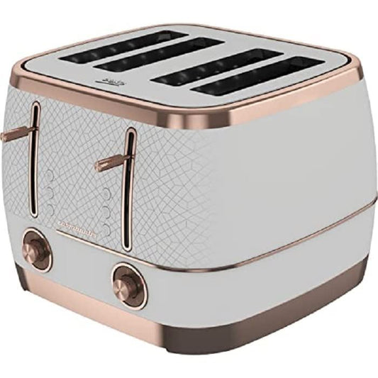 Beko Cosmopolis White and Rose Gold 4 Slice Toaster