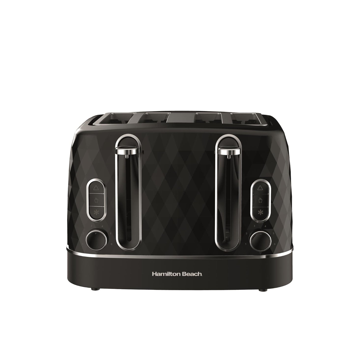 Hamilton Beach Diamond Kettle & Toaster Set Black