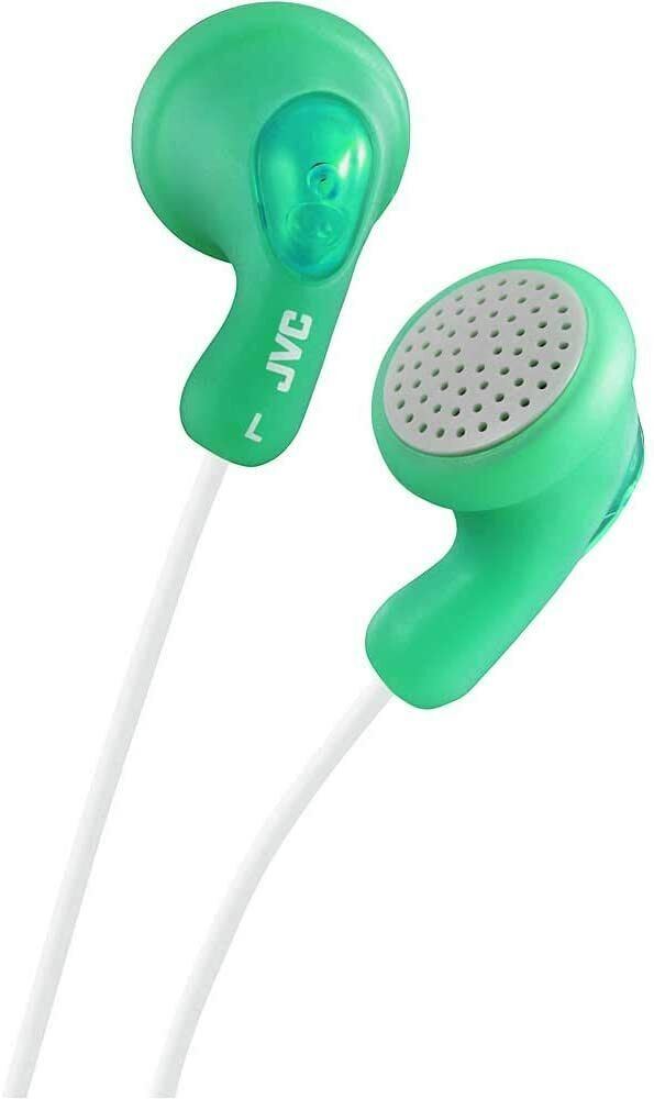 JVC HA-F14-GN-U Gumy Wired Headphones Green