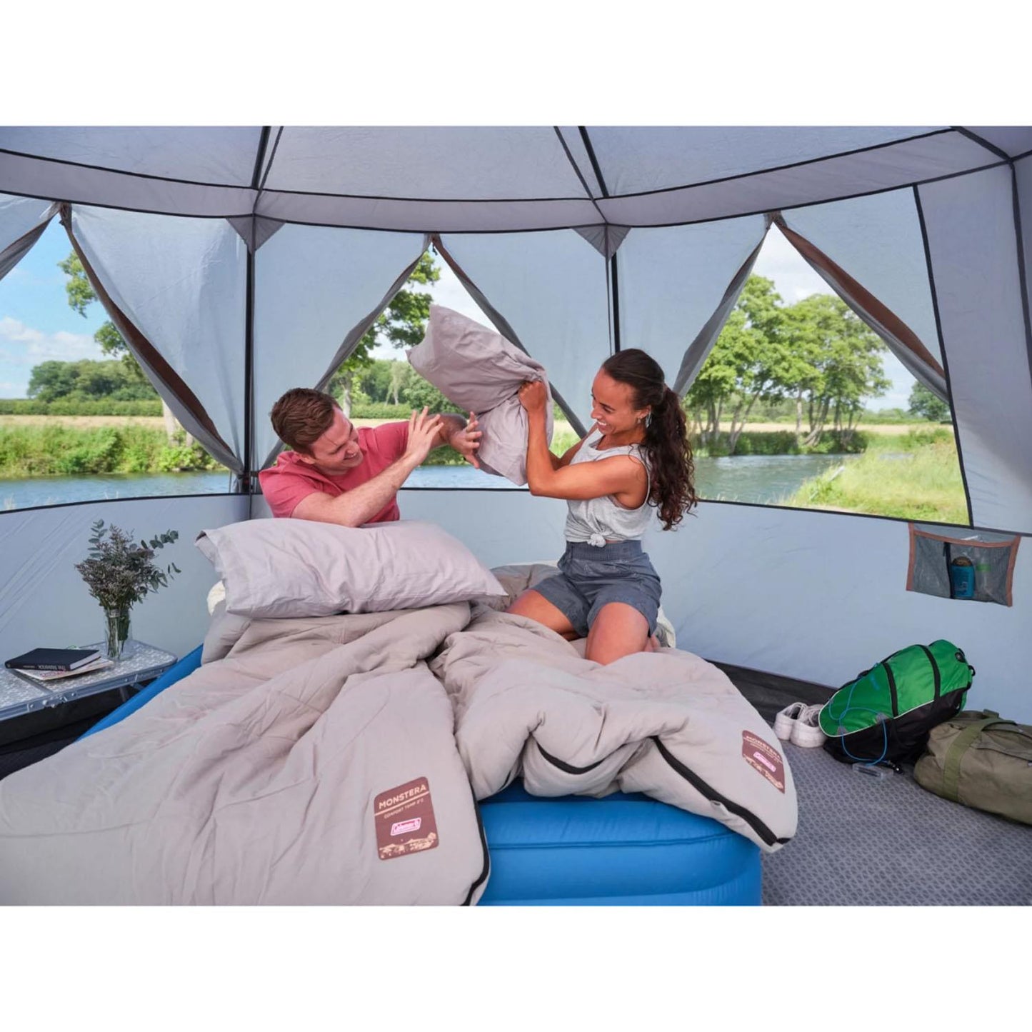 Coleman Cortes Octagon 8 Person Grey Tent