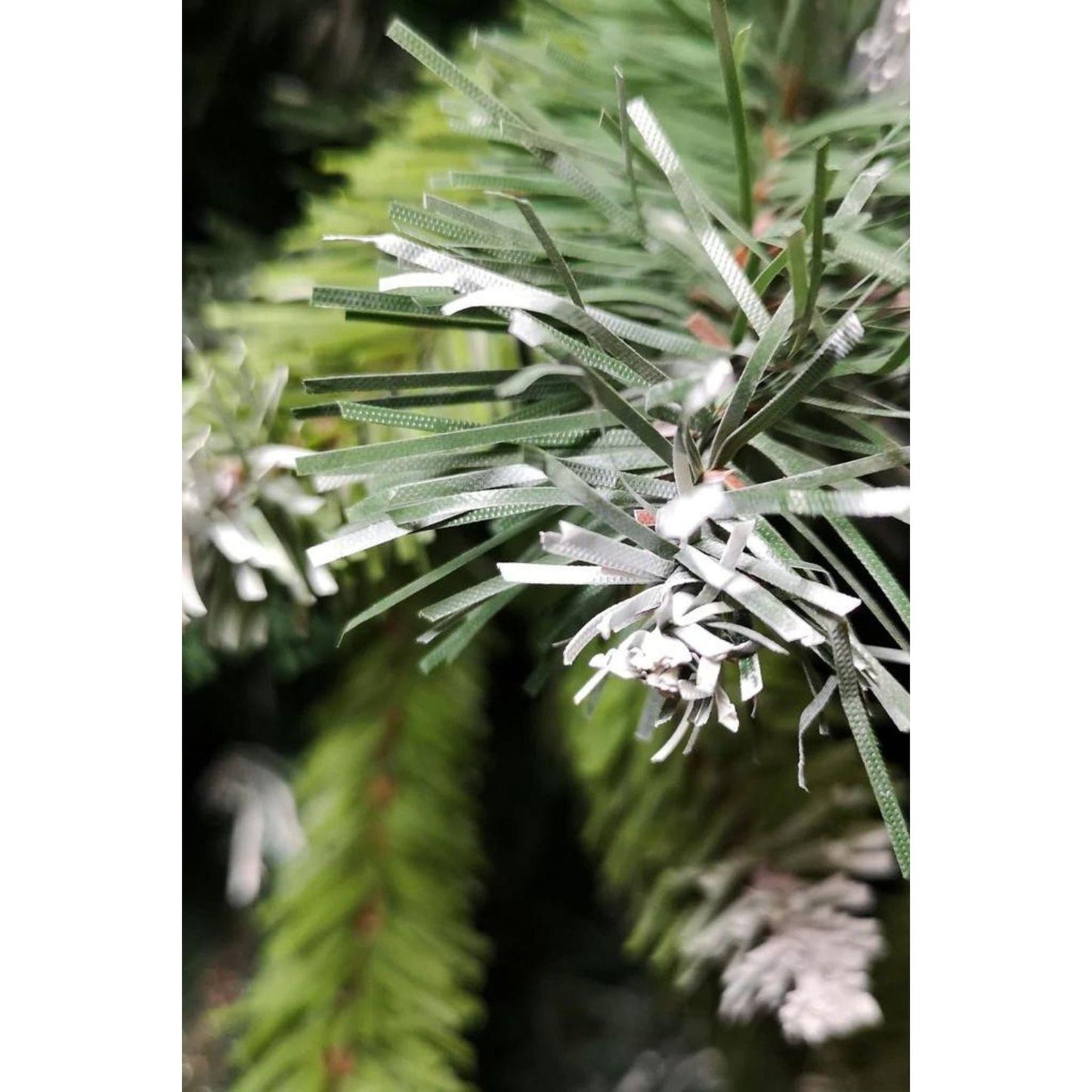 SnowTime Frosted Glacier 7ft Artificial Christmas Tree With Pinecones