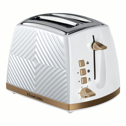 Russell Hobbs Groove 2-Slice Toaster White
