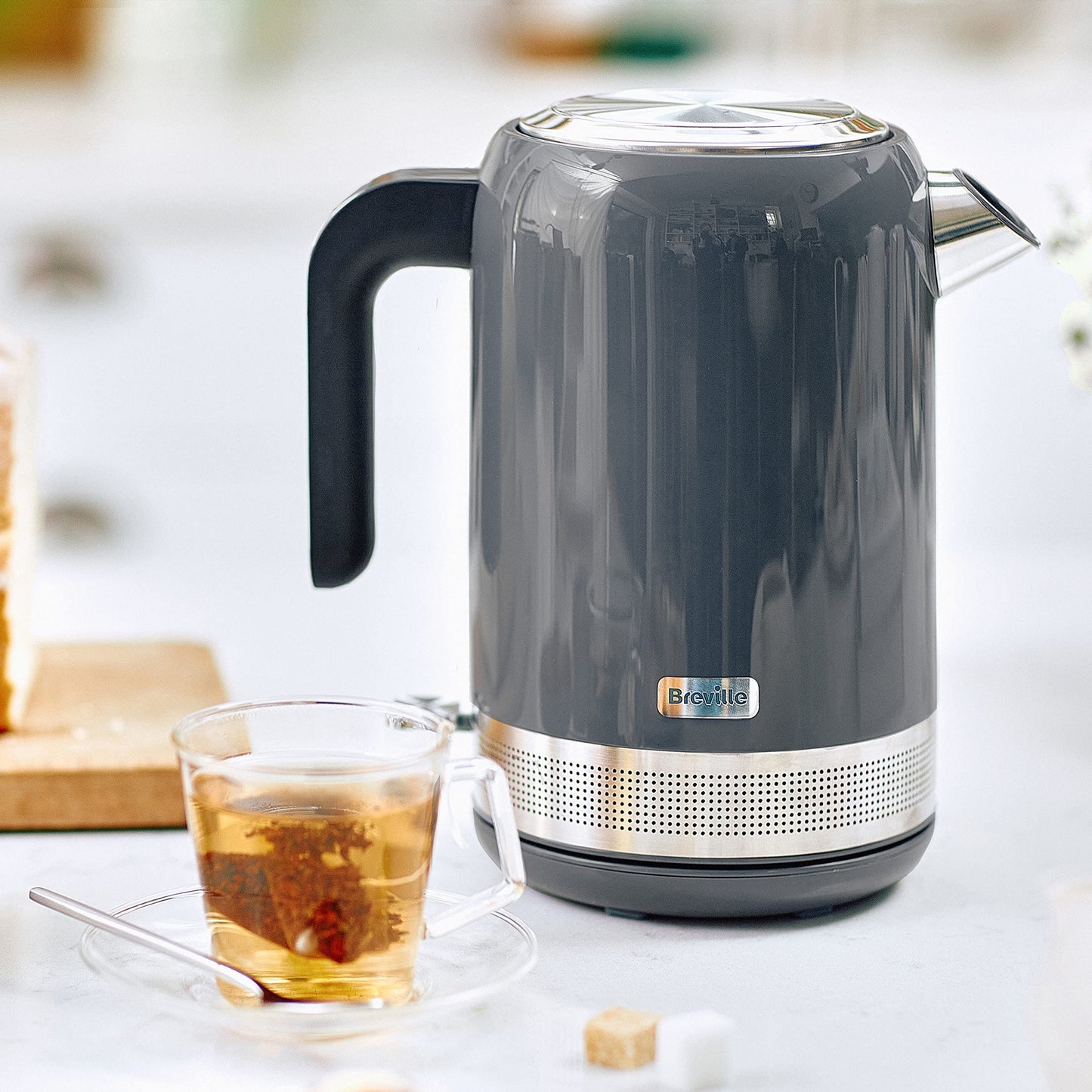 Breville High Gloss Grey 1.7L Electric Kettle