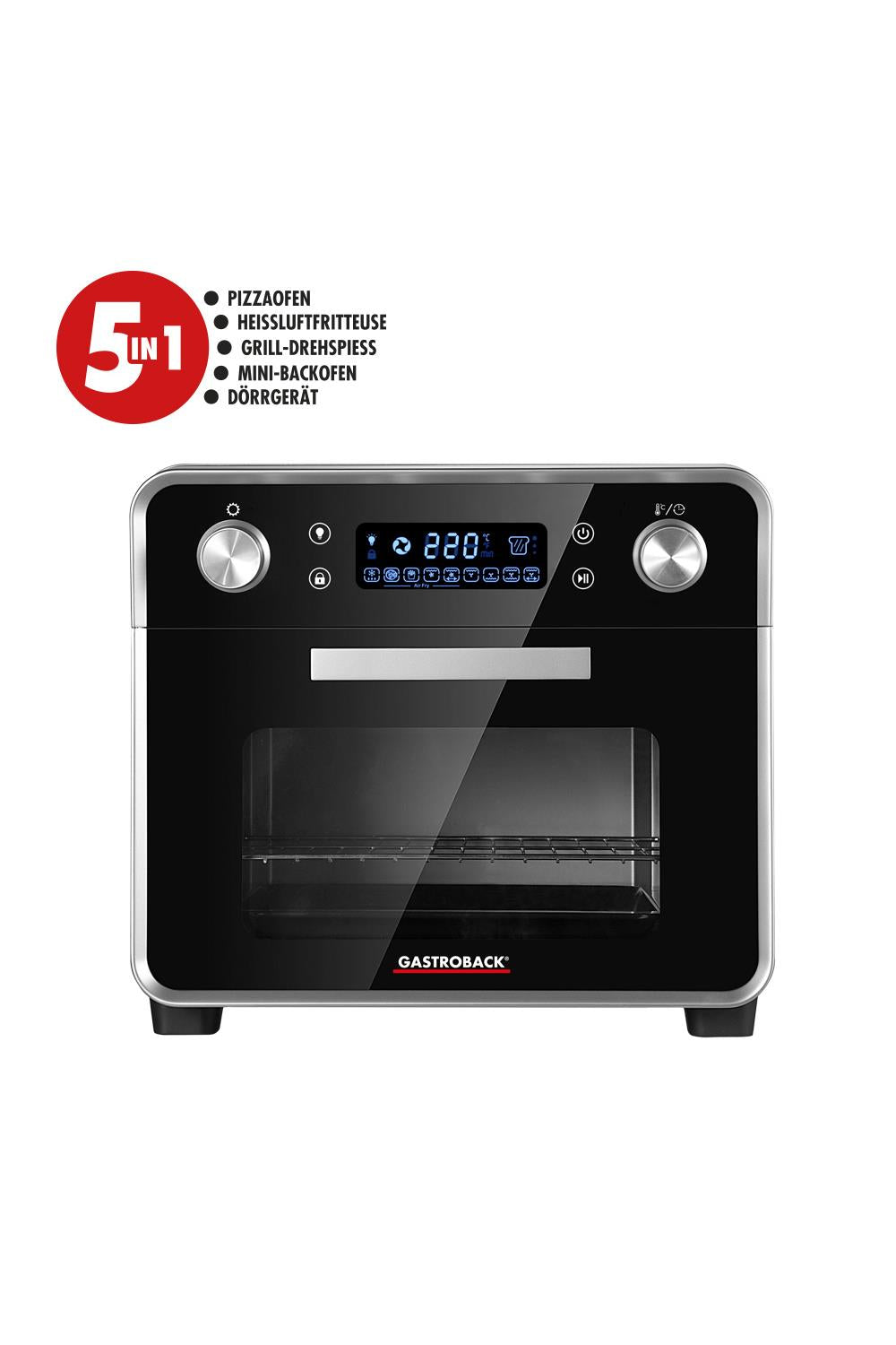 Gastroback Design Oven Pizza and Air Fryer