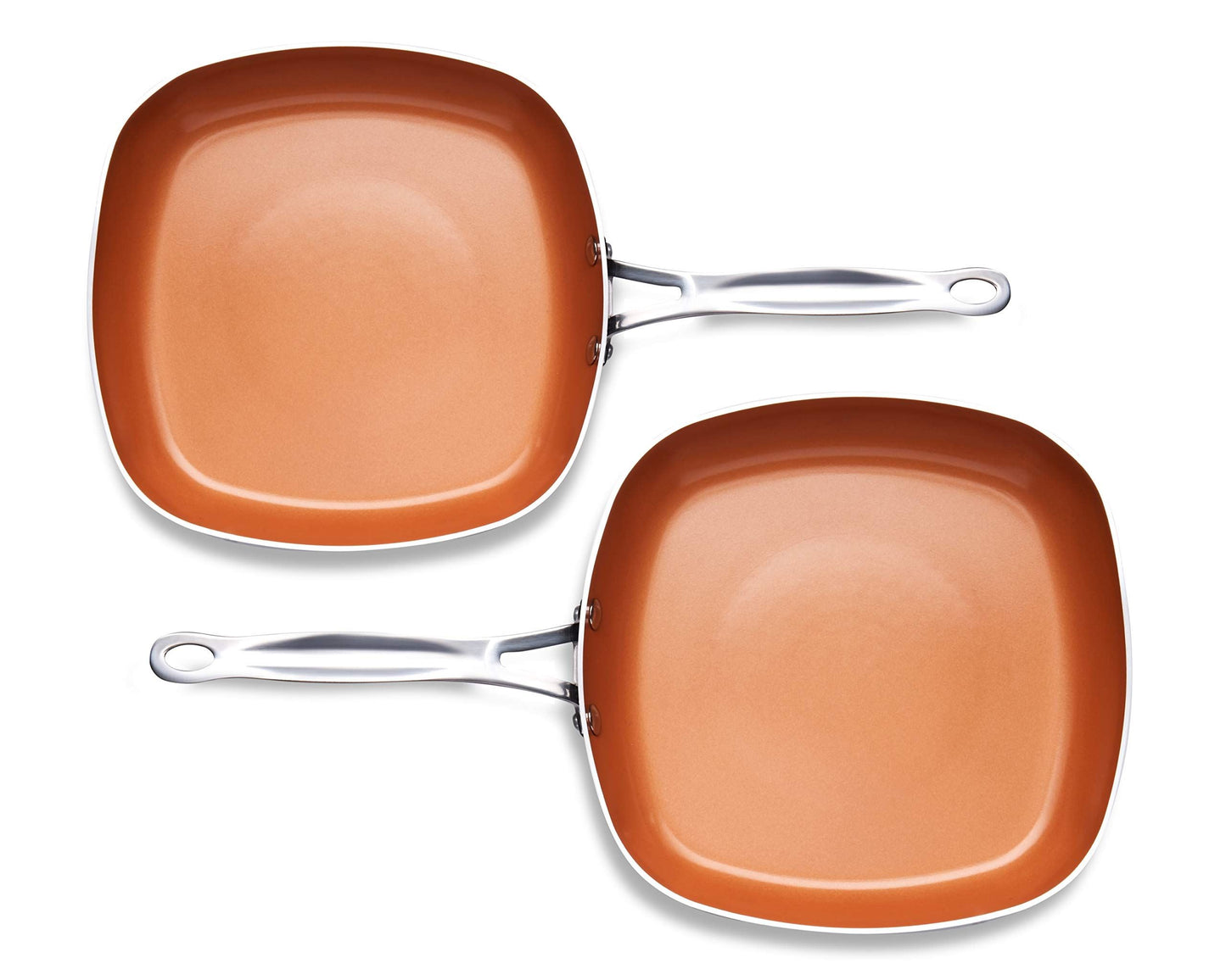 Gotham Steel Tri-Ceramal 10.25" Square Shallow Pan