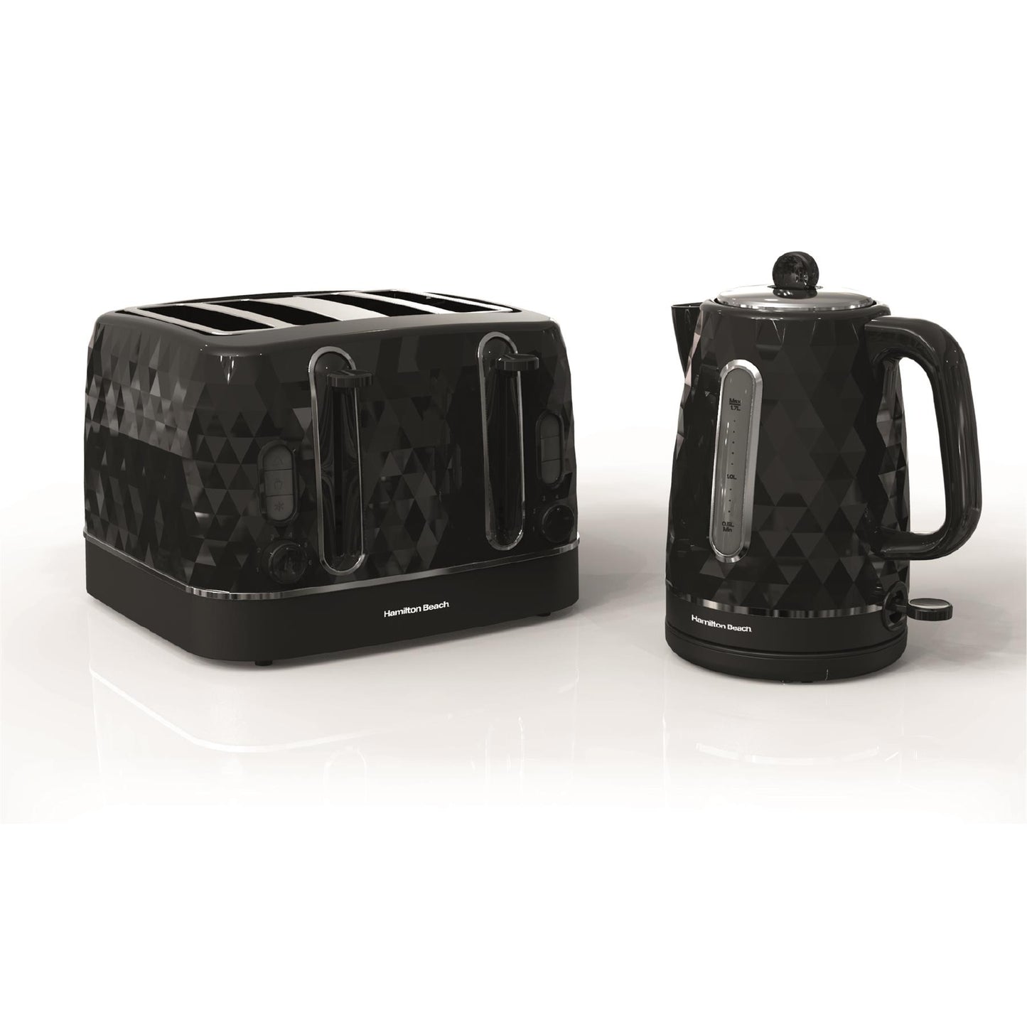 Hamilton Beach Diamond 4 Slice Toaster Black