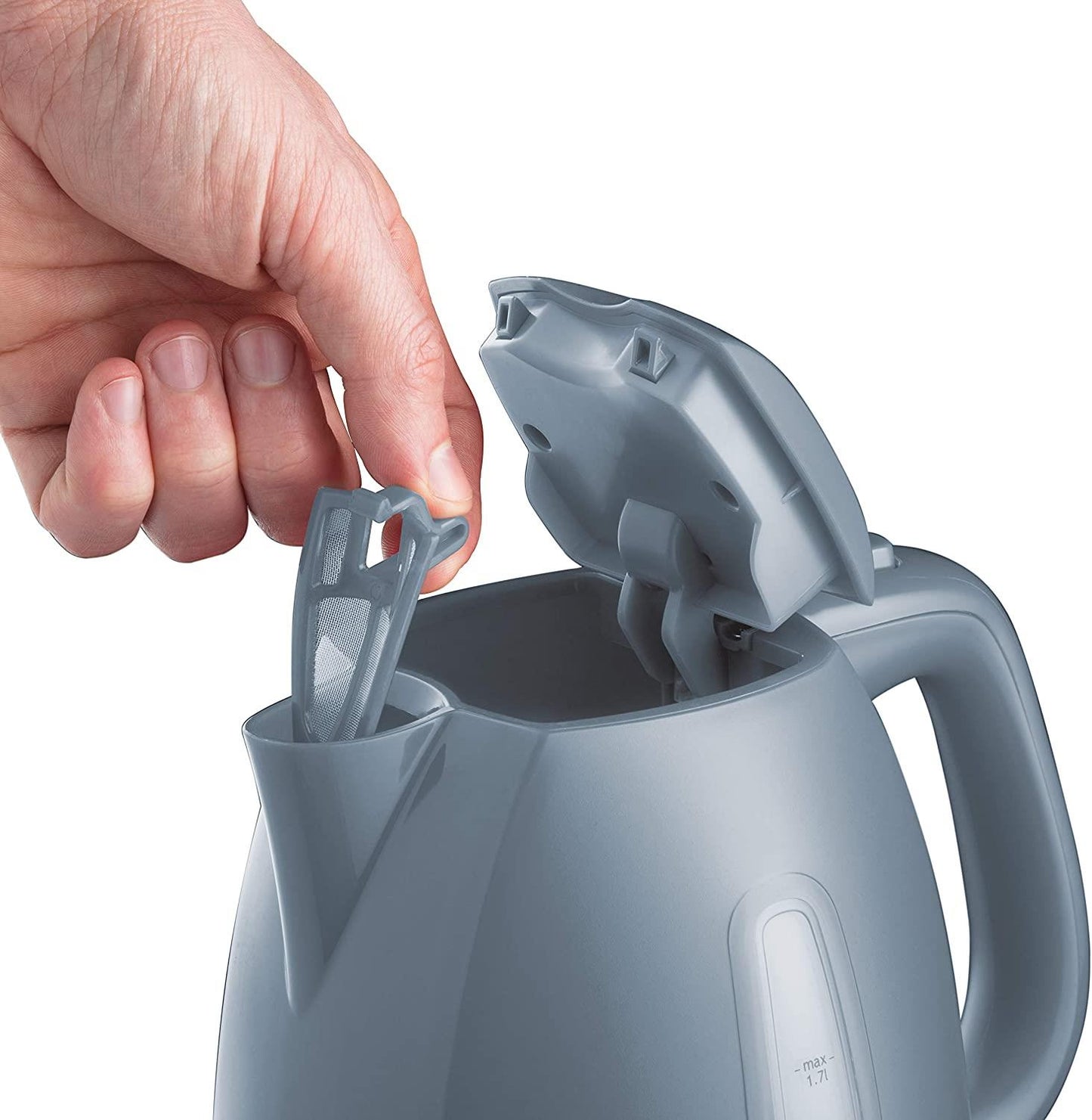 Russell Hobbs Textures 1.7L Grey Kettle
