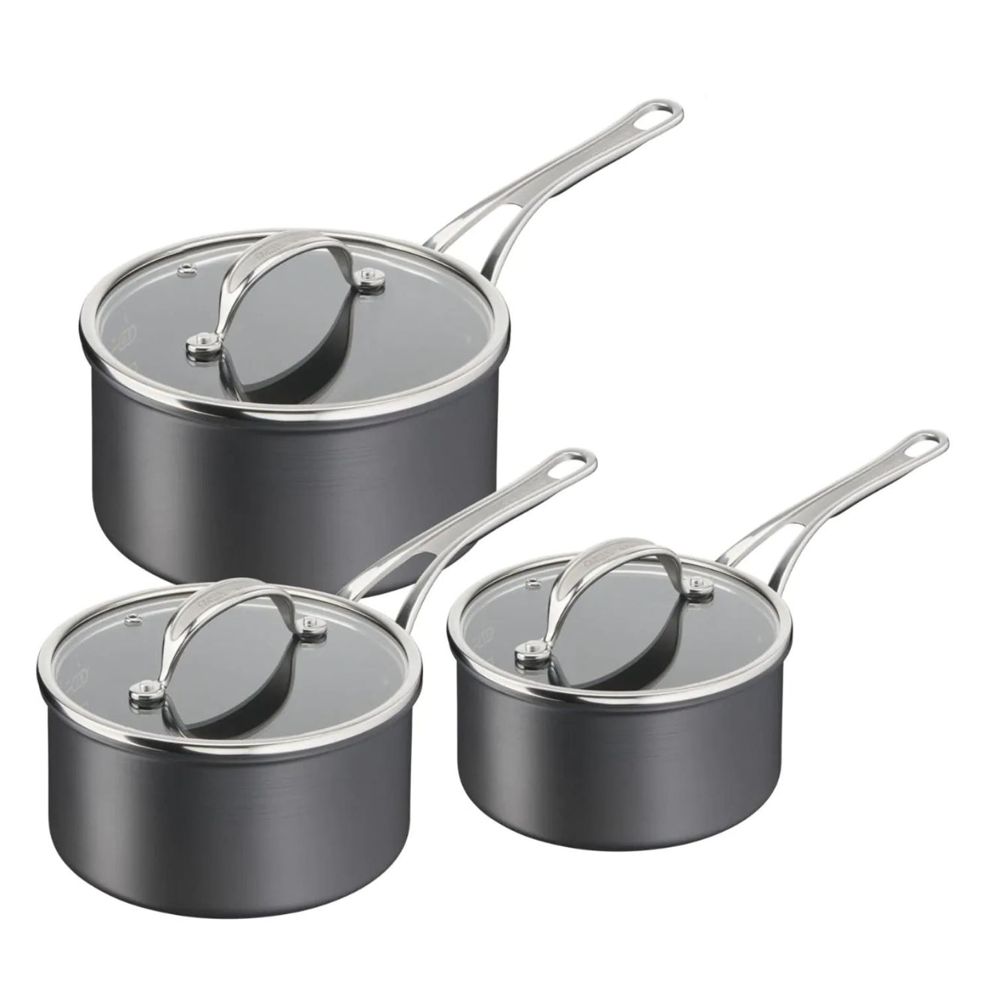 Tefal Jamie Oliver Cooks Classics Hard Anodised 3 Pc Pan Set