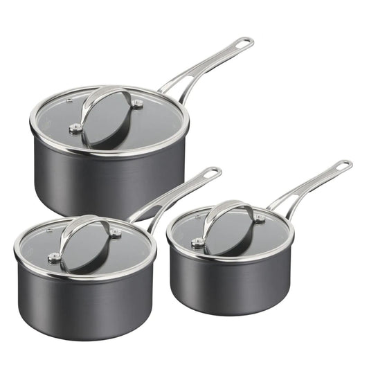 Tefal Jamie Oliver Cooks Classics Hard Anodised 3 Pc Pan Set