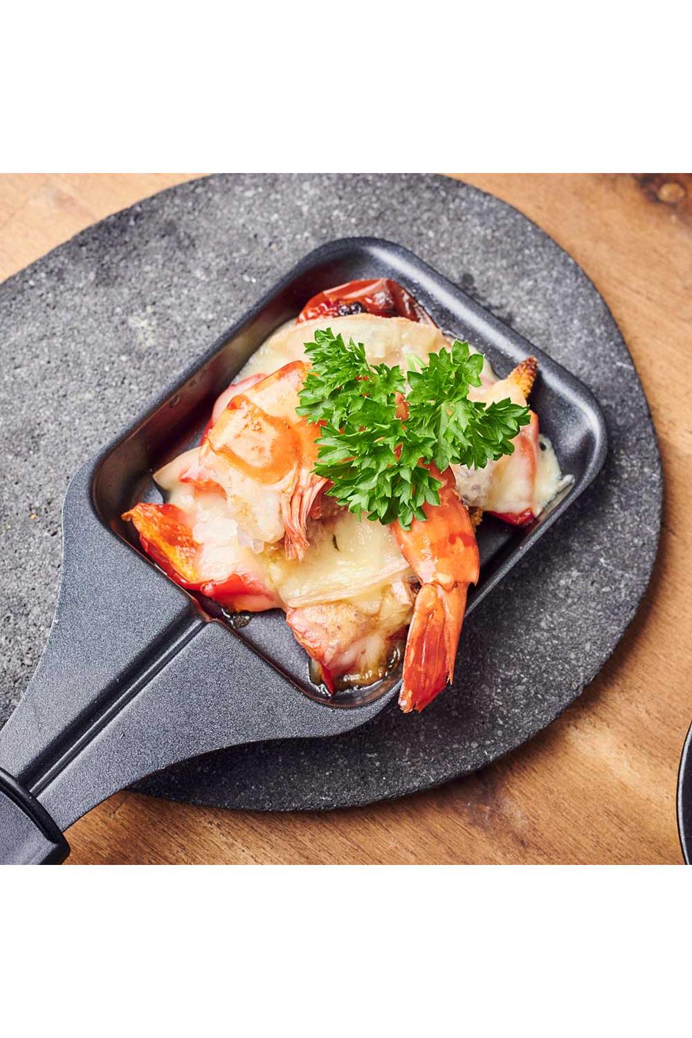 Gastroback Family & Friends Black Raclette & Fondue Set
