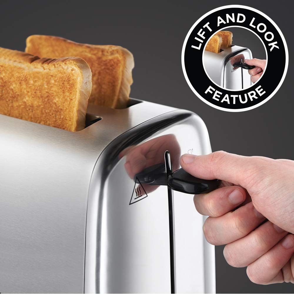 Russell Hobbs Adventure Brushed and Polished 2 Slice Toaster