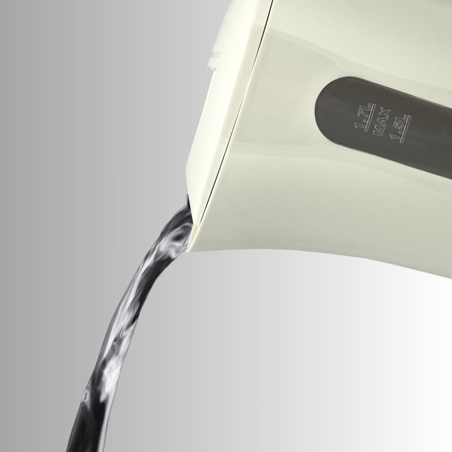 Hamilton Beach Essential 1.7L Plastic Kettle Cream