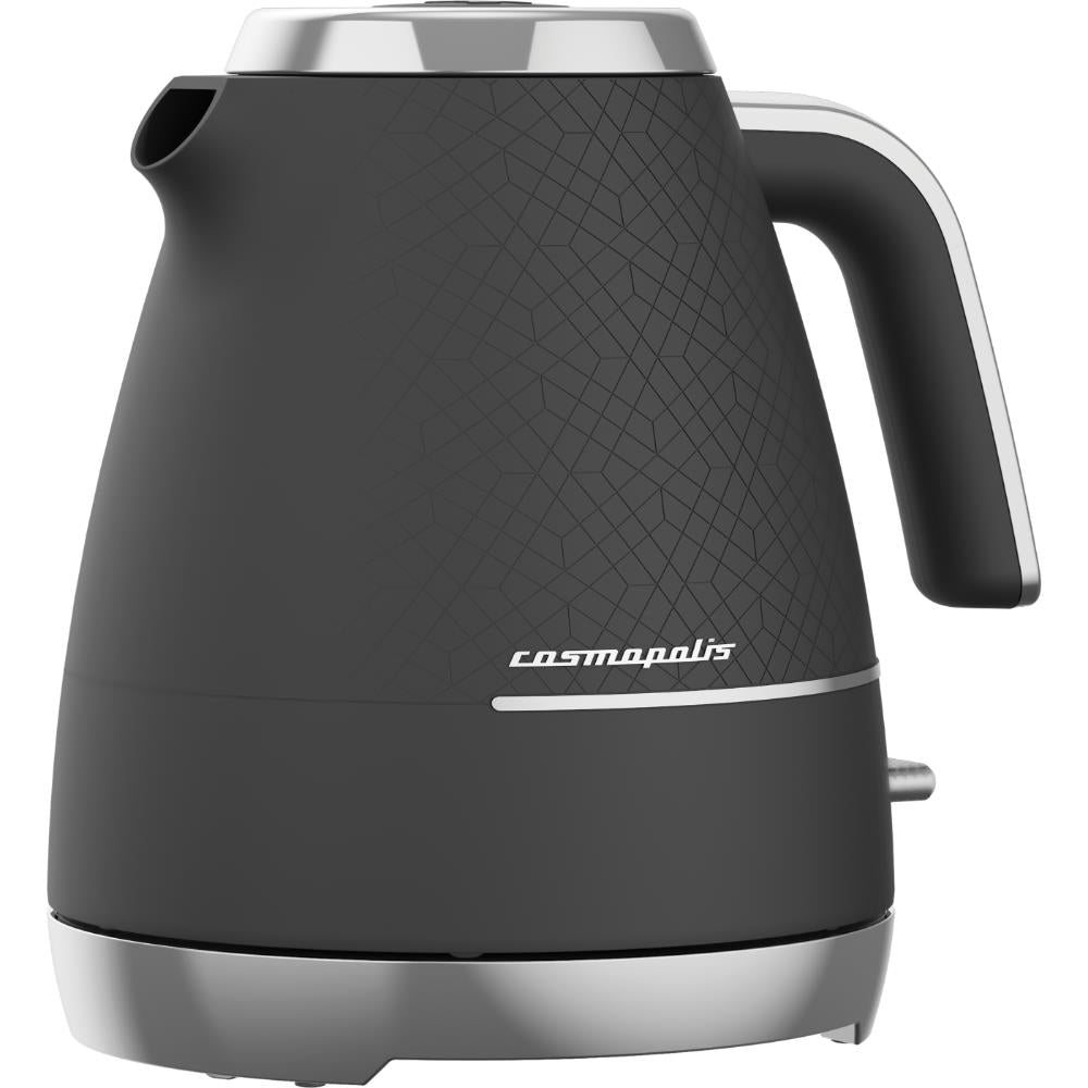 Beko Cosmopolis Retro Black Chrome 1.7L Dome Kettle