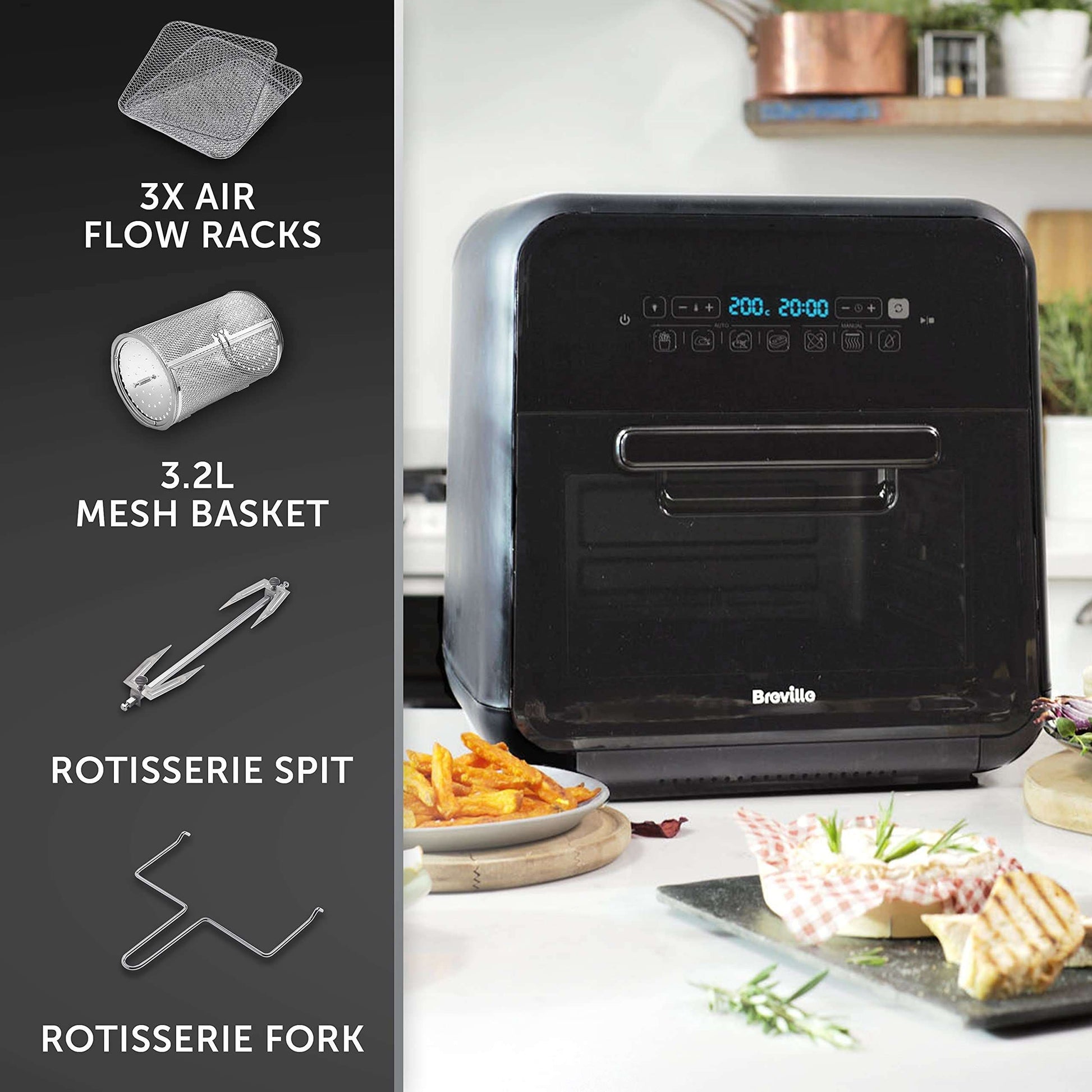Breville Halo 10L Rotisserie Air Fryer