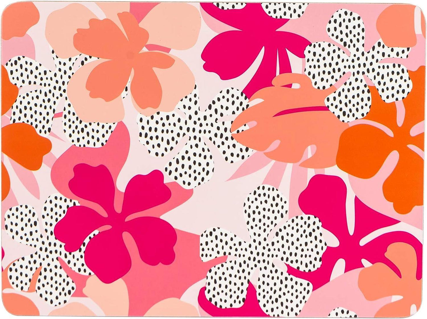 Navigate Tribal Fusion Multicoloured Floral Placemats - Set of 4