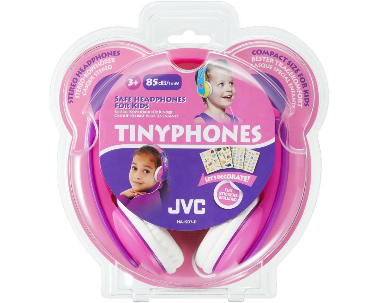 JVC - HA-KD7-P-E Tinyphoneswired, Headphones, Pink
