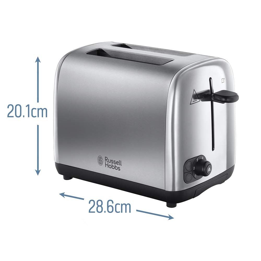 Russell Hobbs Adventure Brushed and Polished 2 Slice Toaster