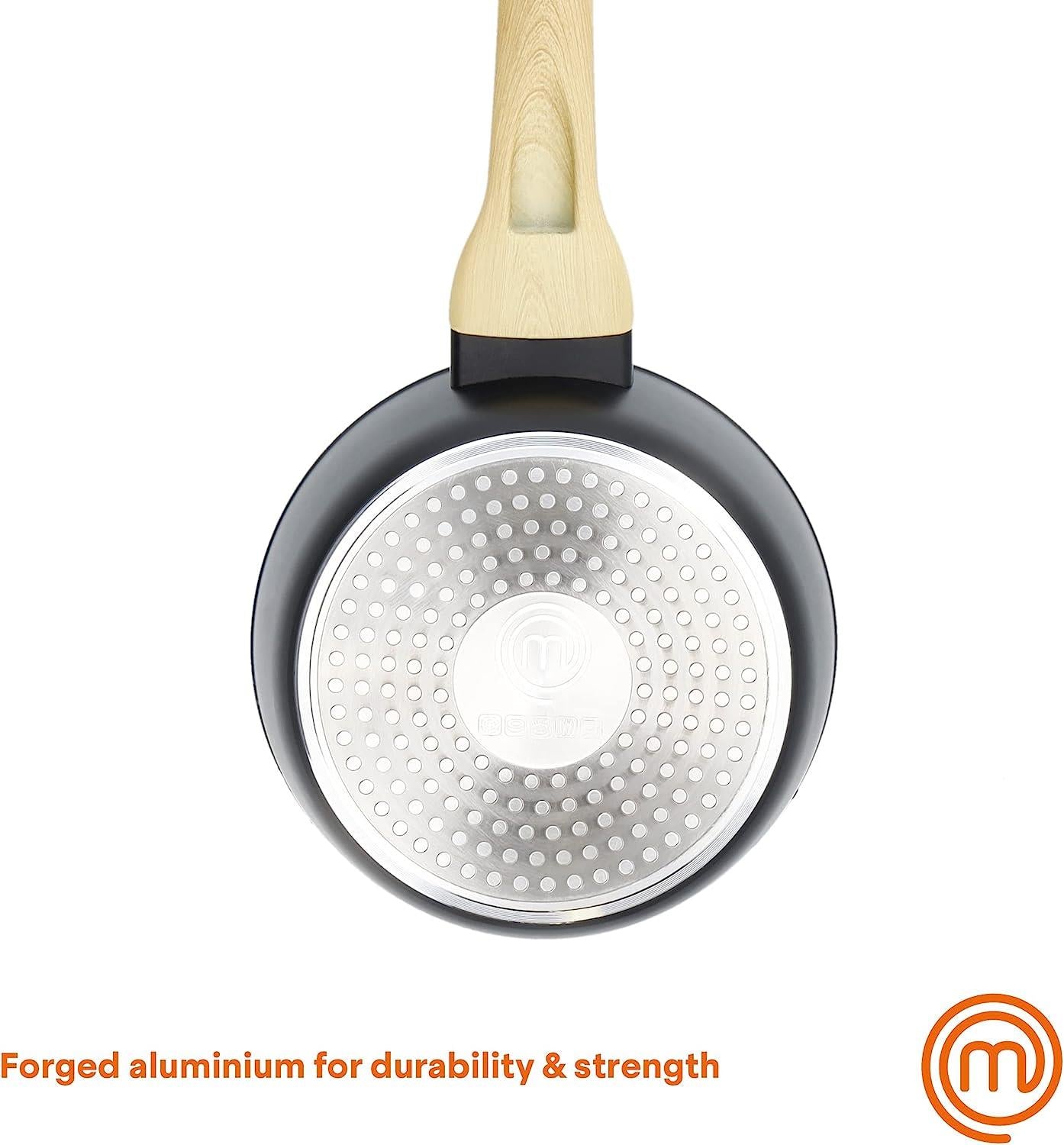 MasterChef 18cm Wood Look Sauce Pan
