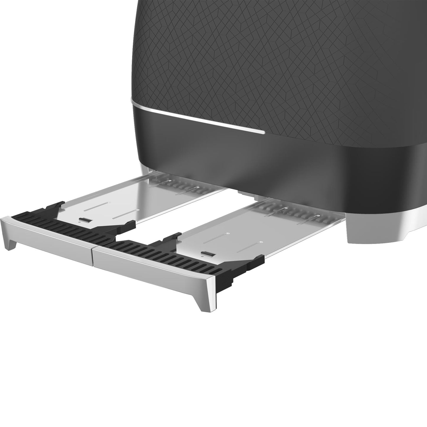 Beko Cosmopolis Retro Matte Granite Grey & Chrome 4 Slice Toaster