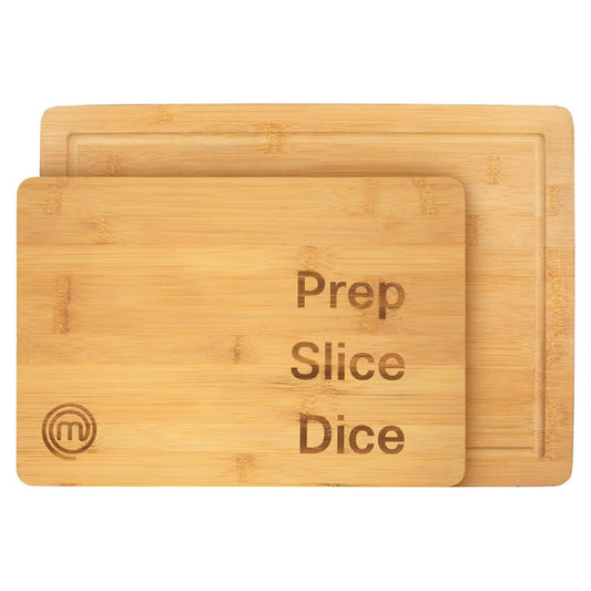 MasterChef Set of 2 Bamboo Chopping Boards