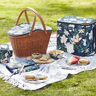 Navigate Summerhouse Java 4 Person Insulated Picnic Basket Cooler