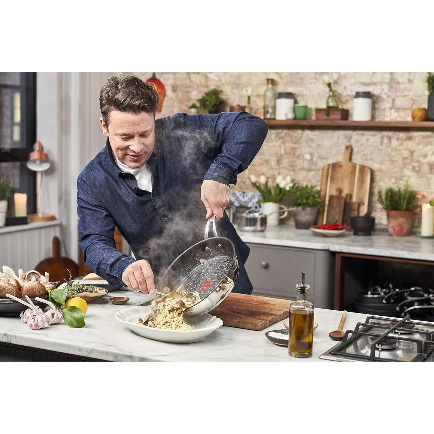 Jamie Oliver Cooks Classics Stainless Steel 24cm Sautepan