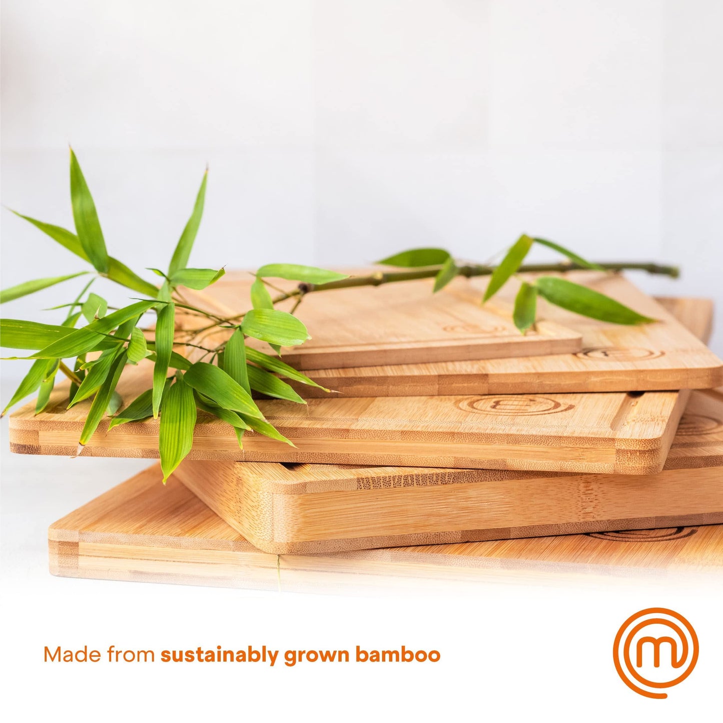 MasterChef Set of 2 Bamboo Chopping Board