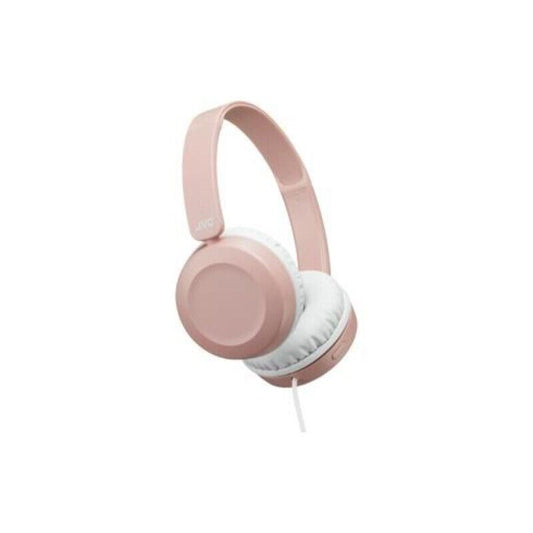 JVC Foldable Pink Lightweight On-Ear Headphones