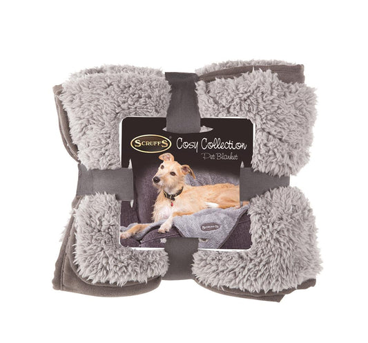 Scruffs Grey Cosy Blanket