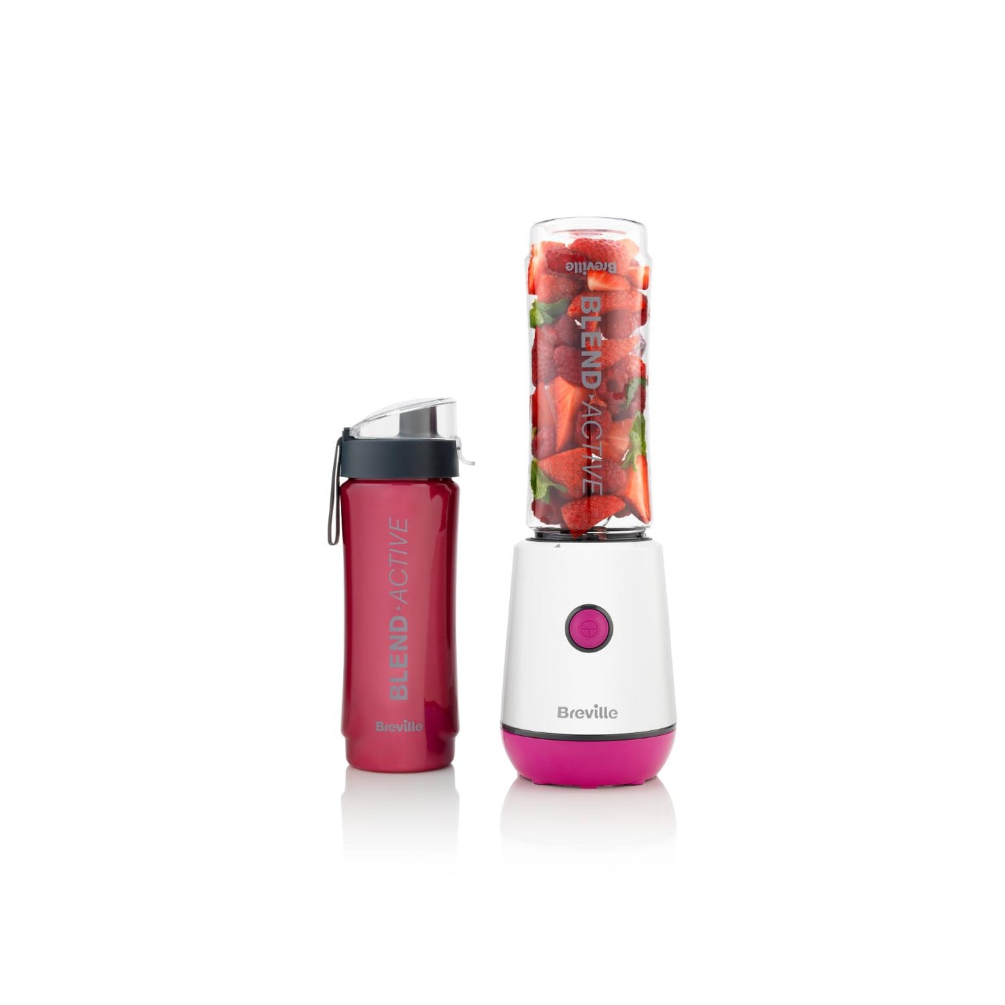 Breville Blend Active Pink Personal Blender & Smoothie Maker