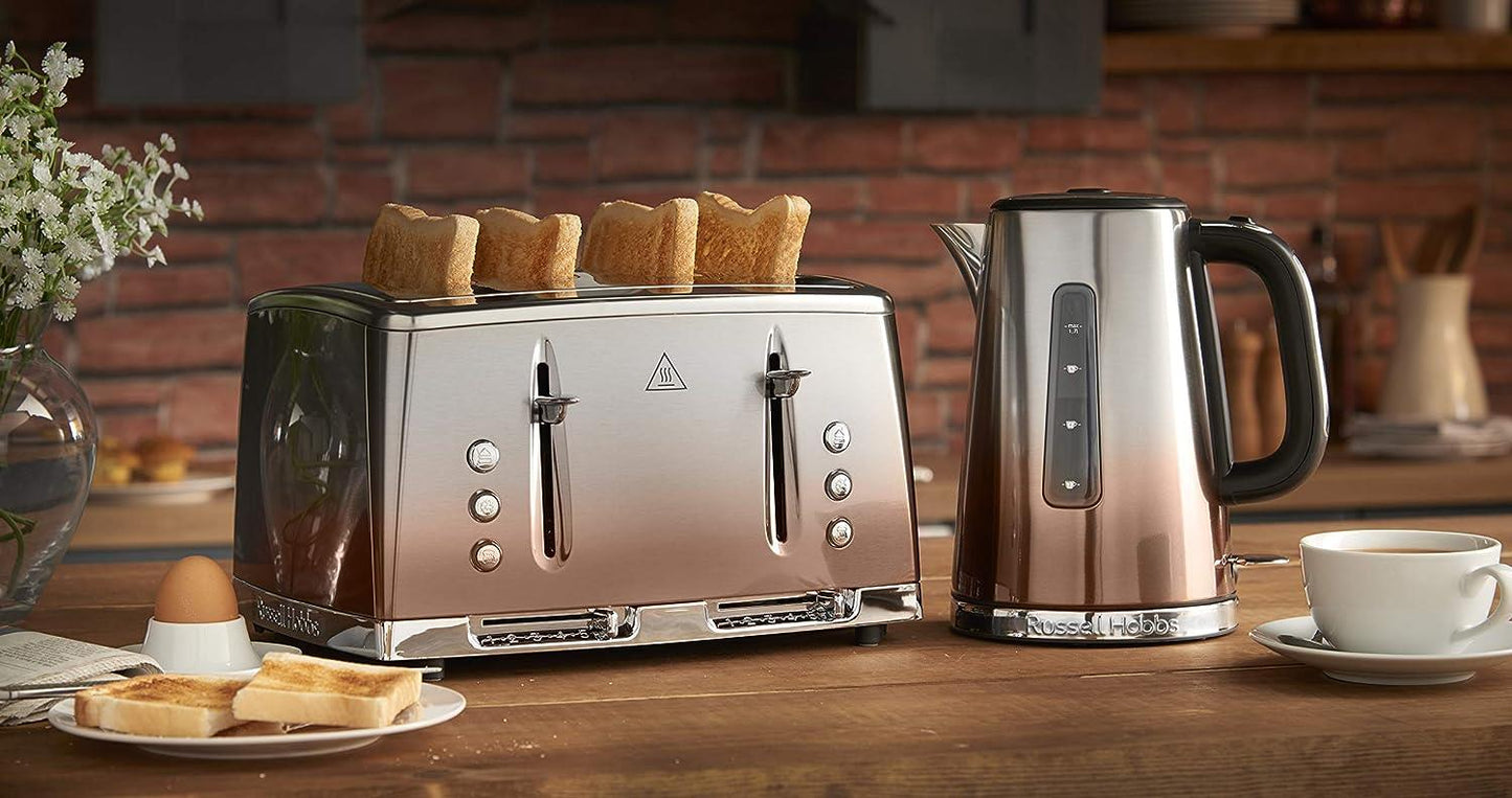 Russell Hobbs Eclipse Copper Sunset 4 Slice Toaster