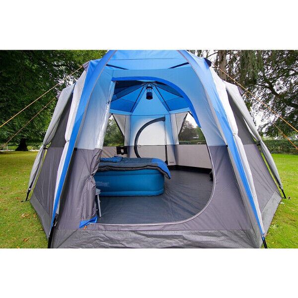 Coleman Tent Octagon, 8 Man Festival Dome Tent, 8 Person Family Camping Tent