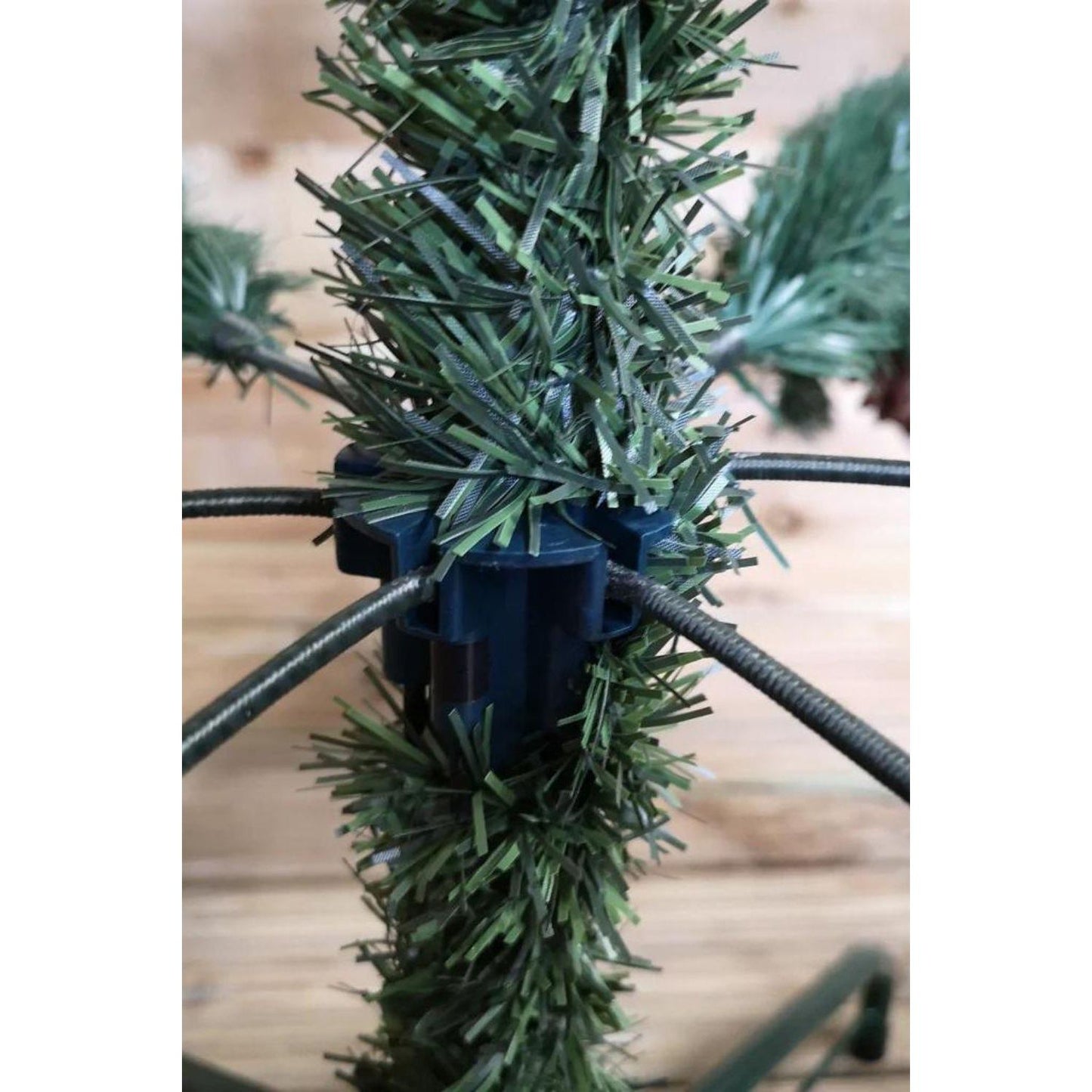 SnowTime Frosted Glacier 7ft Artificial Christmas Tree With Pinecones