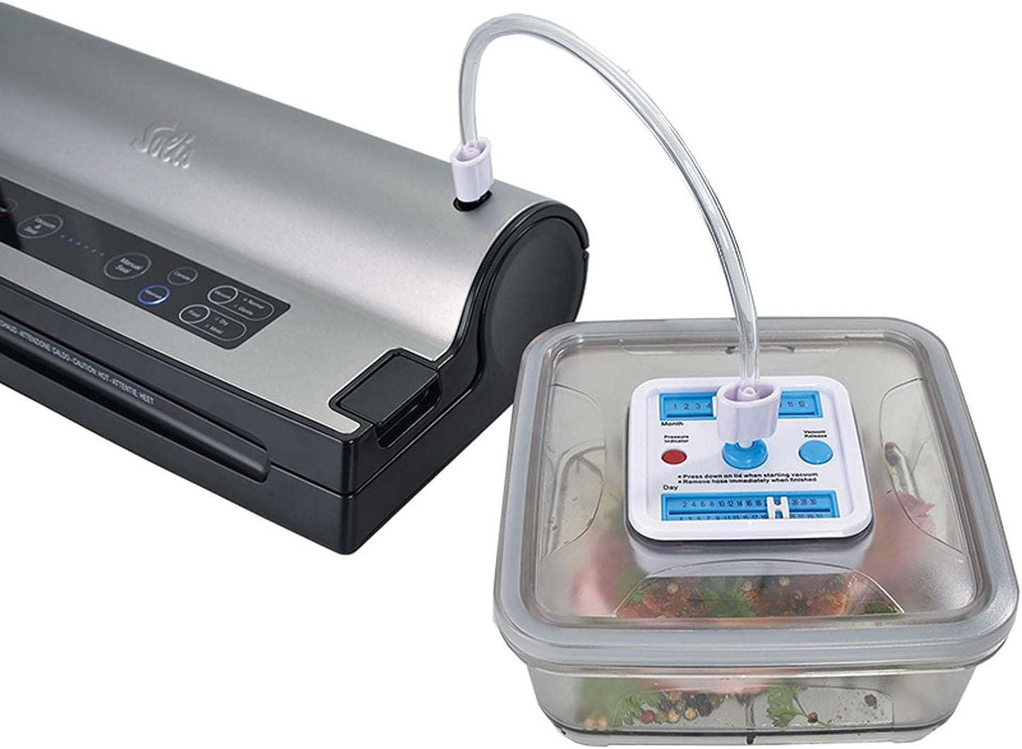 Solis Set of 2 Vacuum Food Containers