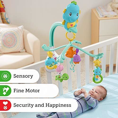 Fisher Price 3-in-1 Soothe and Play Seahorse Mobile