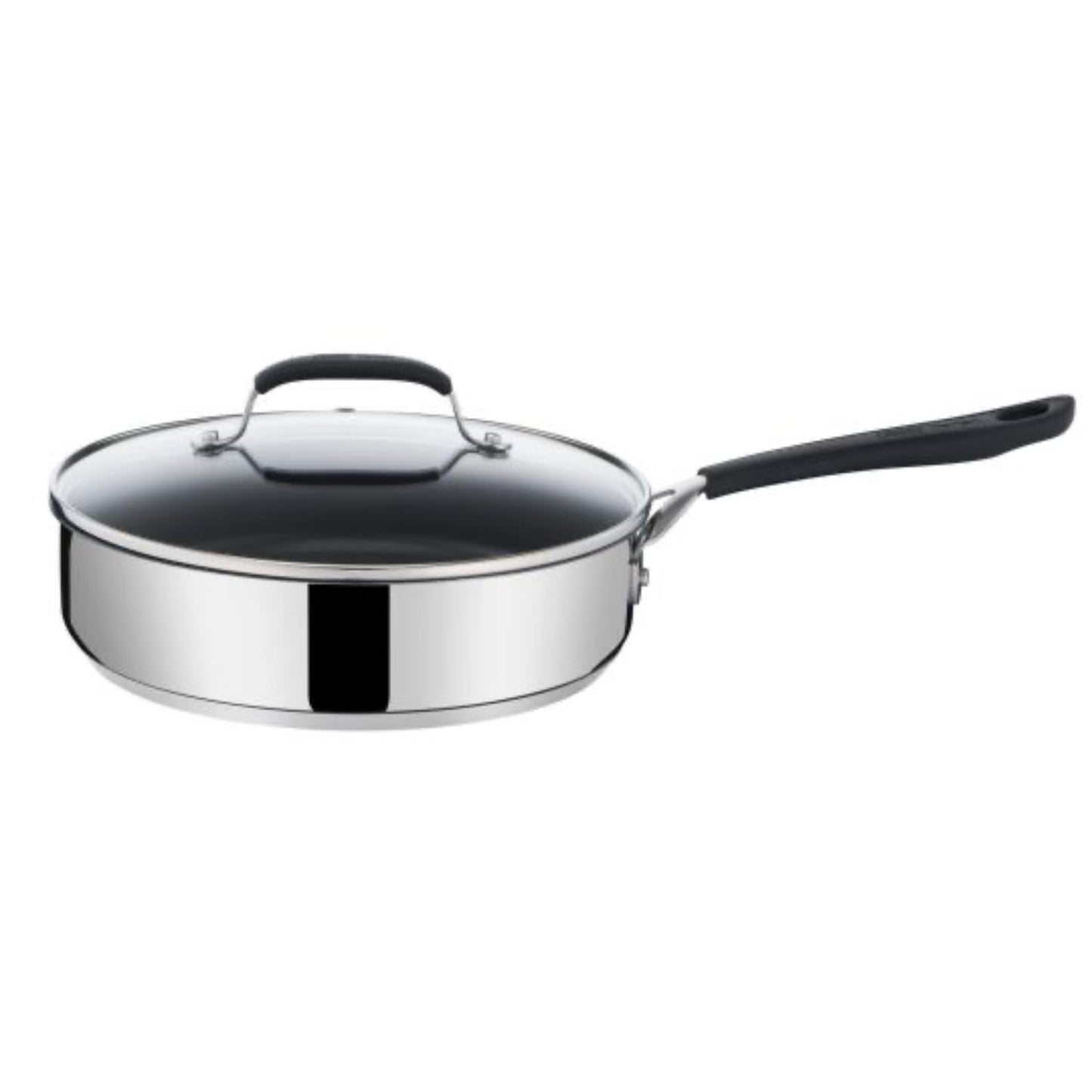 Tefal Jamie Oliver Quick & Easy 25cm Saute Pan With Glass Lid
