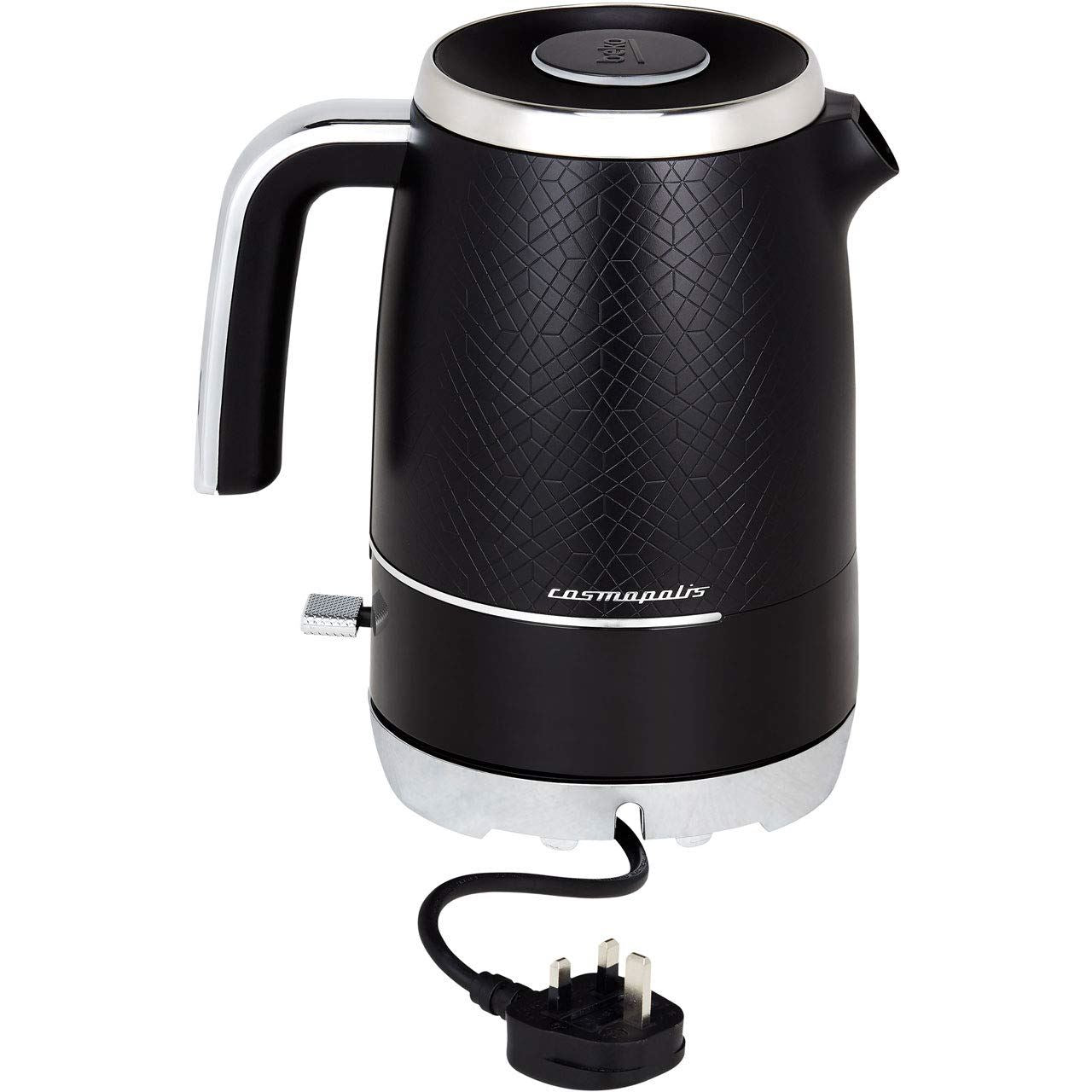 Beko Cosmopolis Retro Matte Black & Chrome Jug Kettle