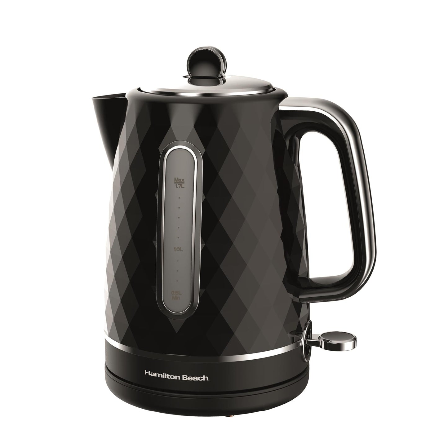 Hamilton Beach Diamond 1.7L Kettle Black