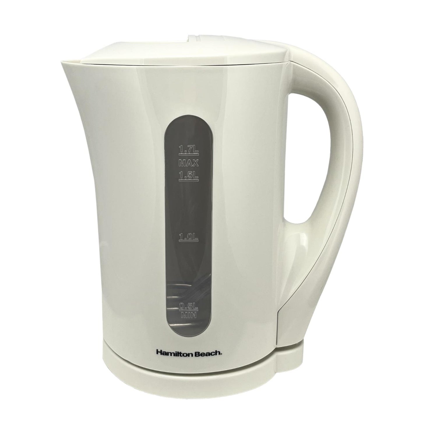 Hamilton Beach Essential 1.7L Plastic Kettle Cream