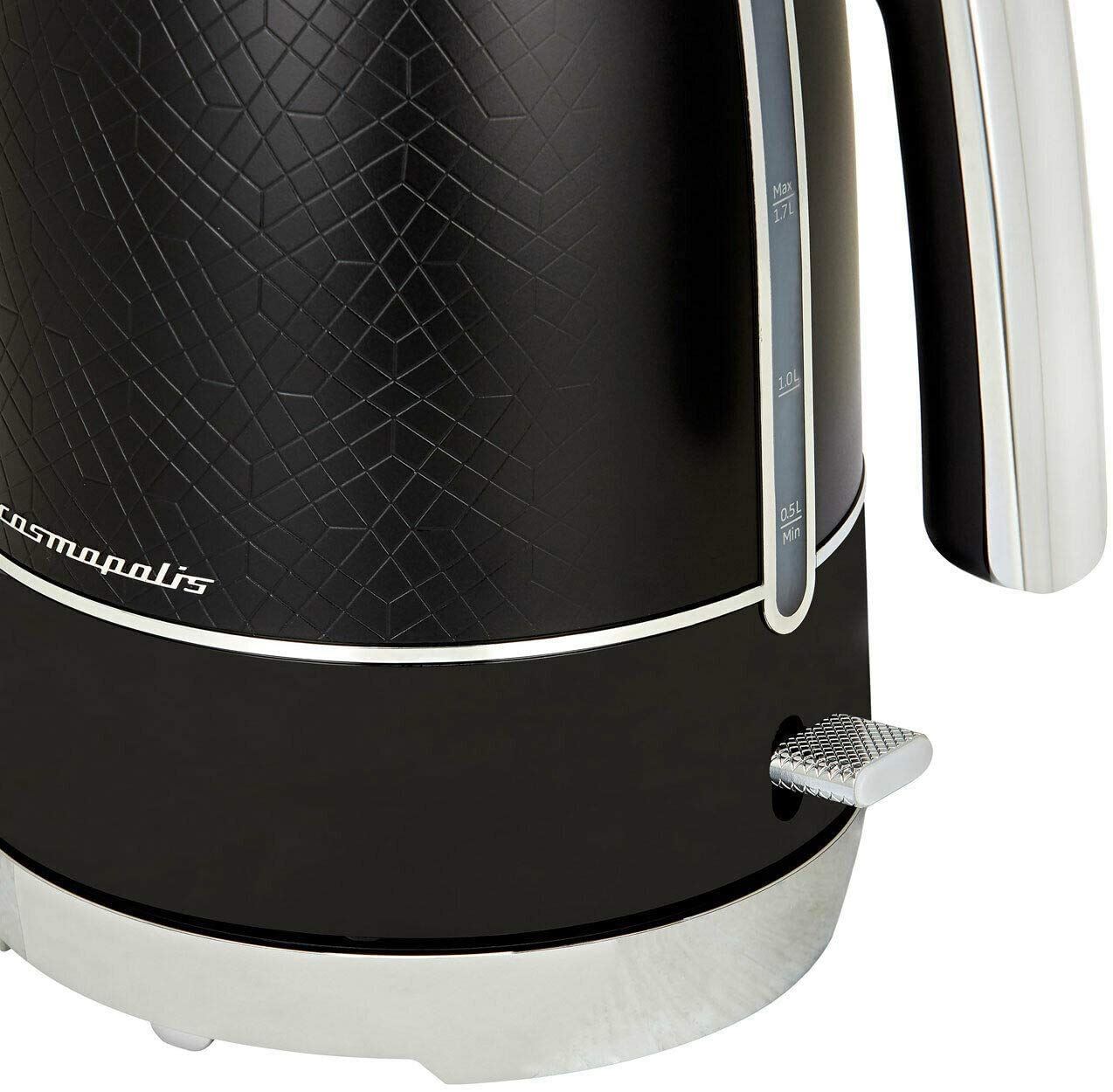 Beko Cosmopolis Retro Matte Black & Chrome Jug Kettle