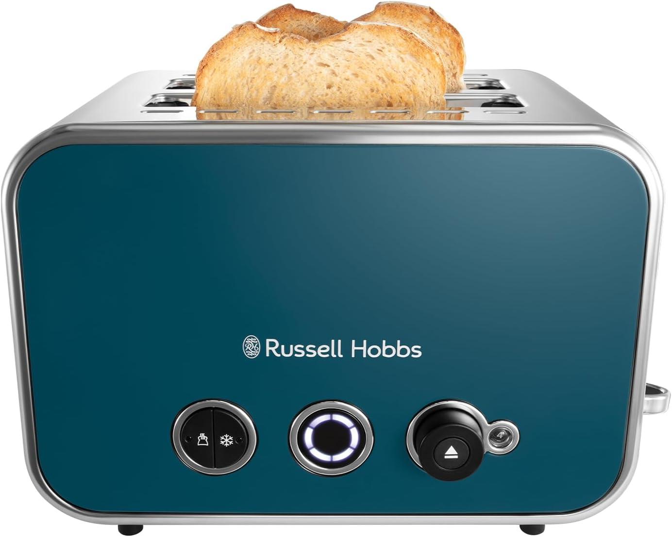 Russell Hobbs Distinctions 2 Slice Ocean Blue Toaster