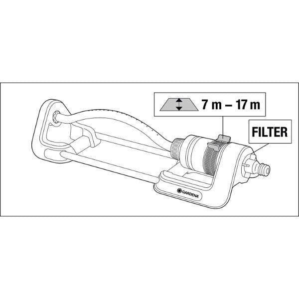GARDENA Oscillating Sprinkler Aqua S