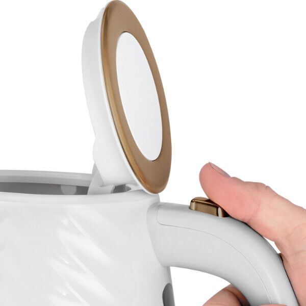 Russell Hobbs 1.7 Litre Groove Kettle White