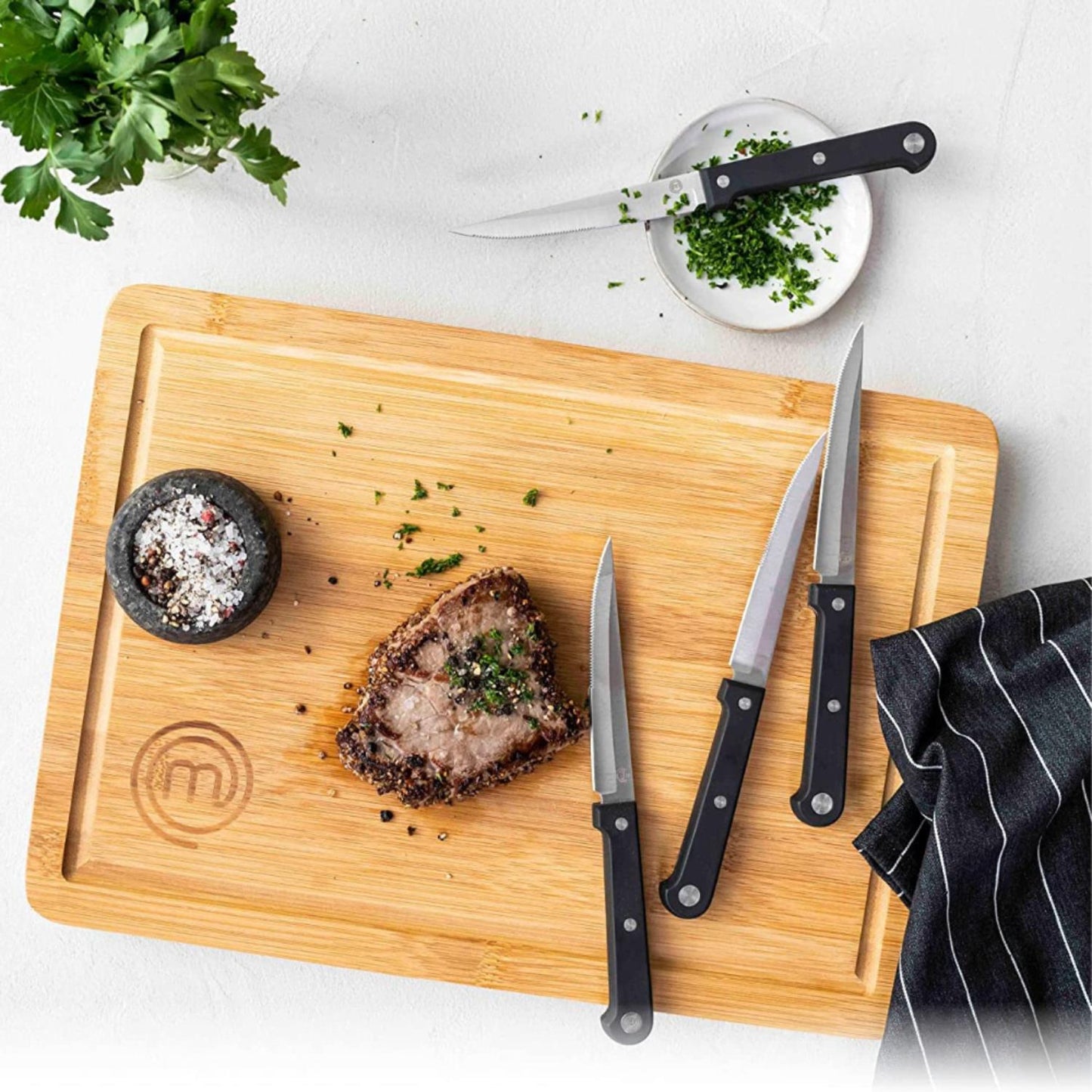 MasterChef Set of 2 Bamboo Chopping Boards
